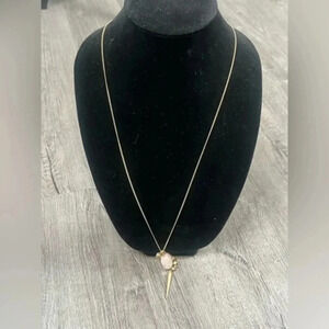 Cookie Lee Gold Tone Long Necklace